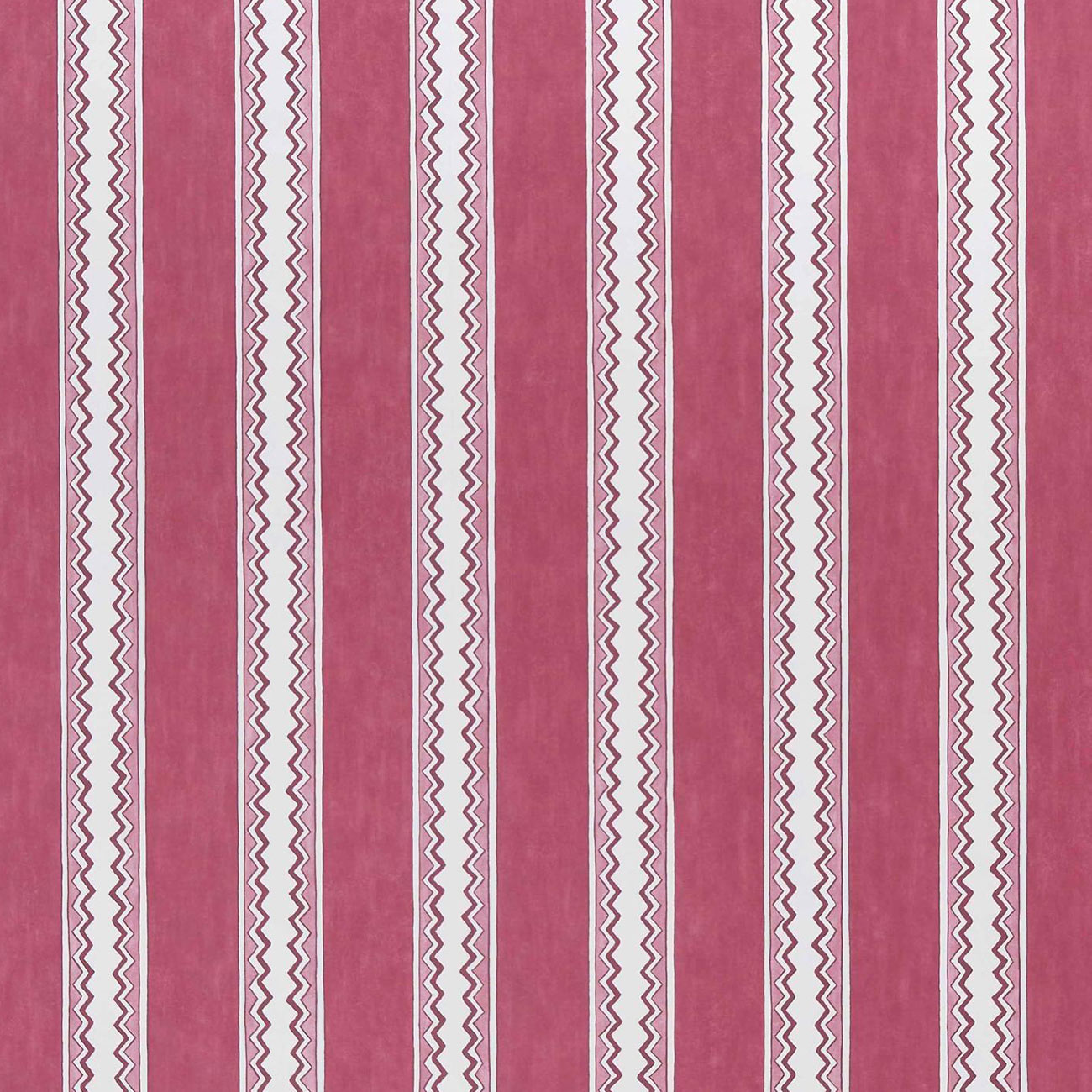 Zig Zag Stripe Wallpaper Raspberry