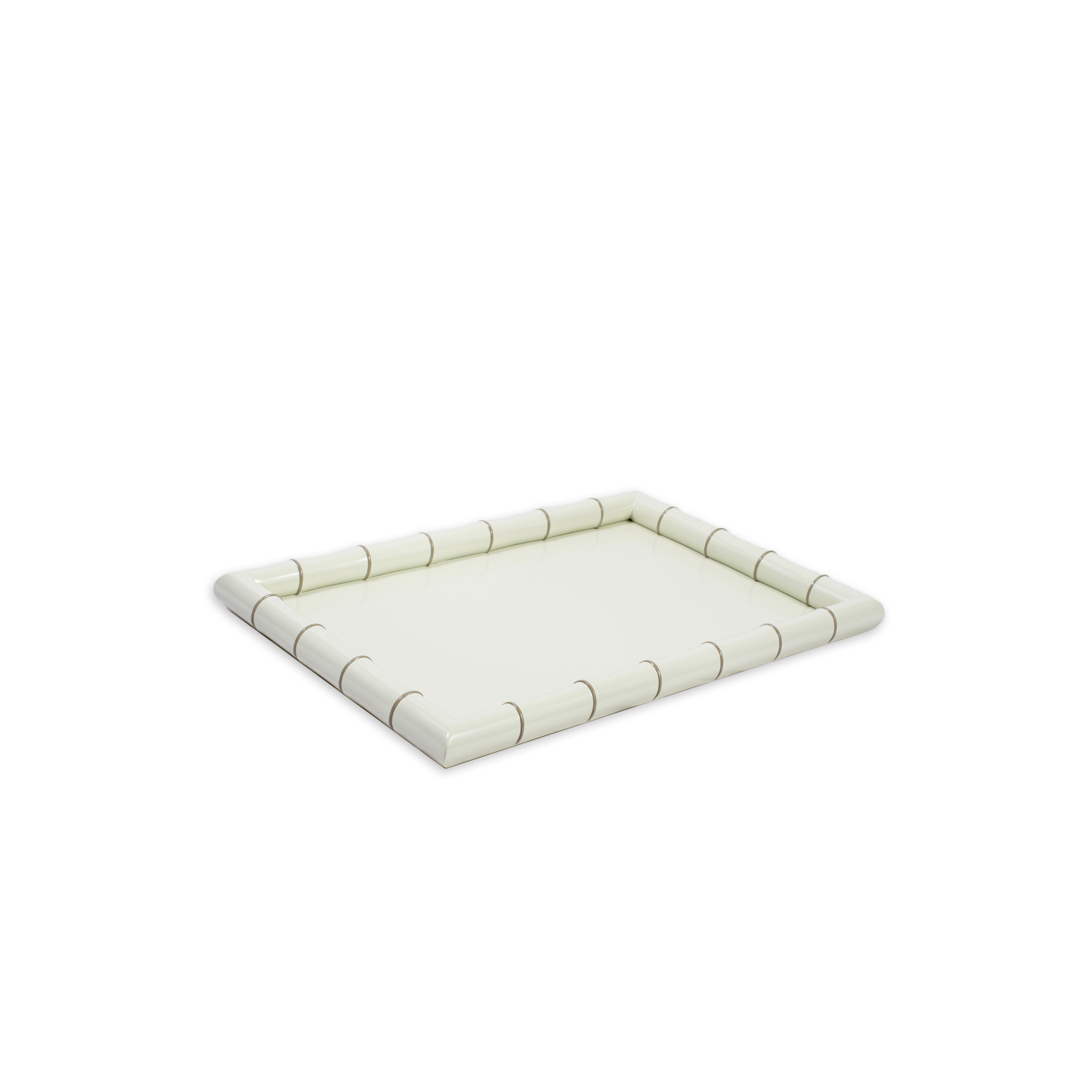 Cane Tray Small Snow